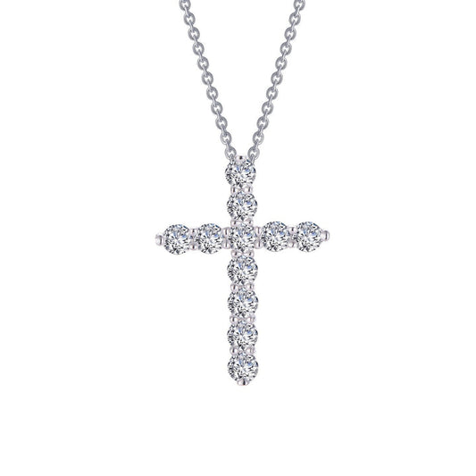 1.87 CTW Cross Pendant Necklace P0241CLP20