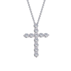 1.87 CTW Cross Pendant Necklace P0241CLP20