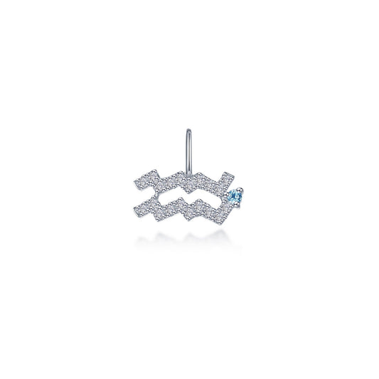 LAFONN Aquarius Zodiac Charm Pendant P2028AQP00