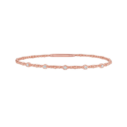 Rose Gold Polished  Bracelet