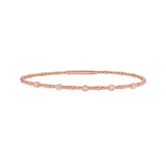 Rose Gold Polished  Bracelet