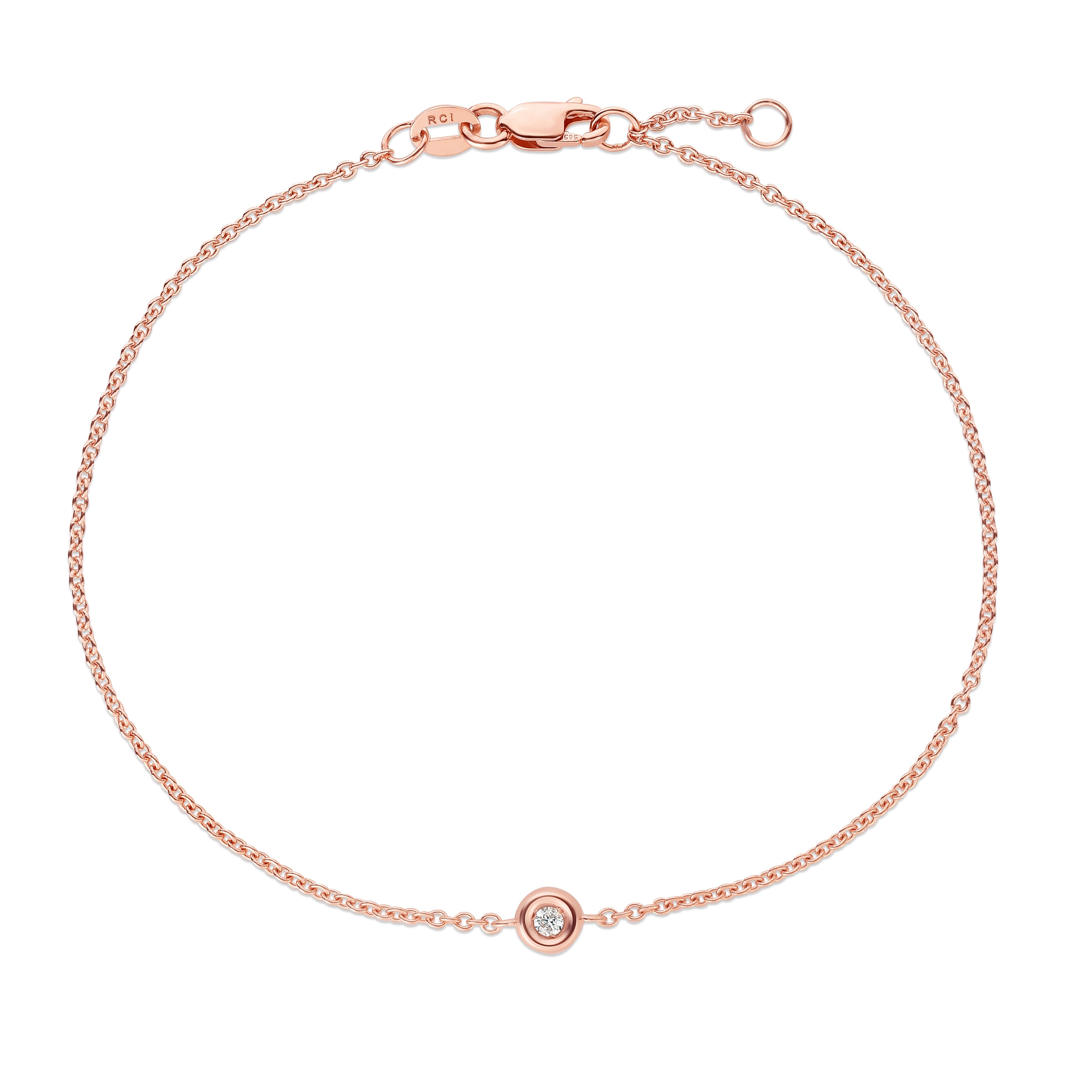 Parkplace Jewelers 14k-gold-solo-diamond-bracelets-pc15520