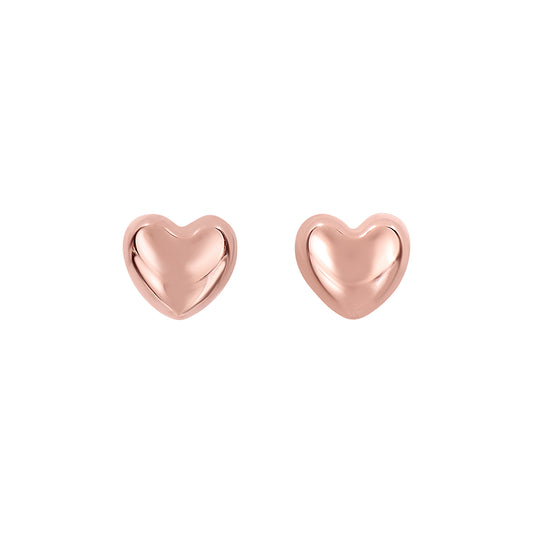 Rose Gold Polished Fashion Stud Earrings Earring