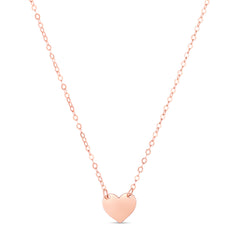 Rose Gold Polished Mini Pendants Necklace
