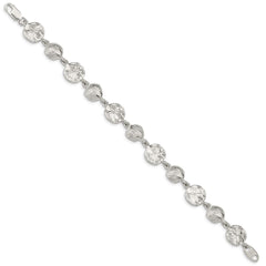 Sterling Silver Seashells and Sand Dollars Bracelet QA31-7