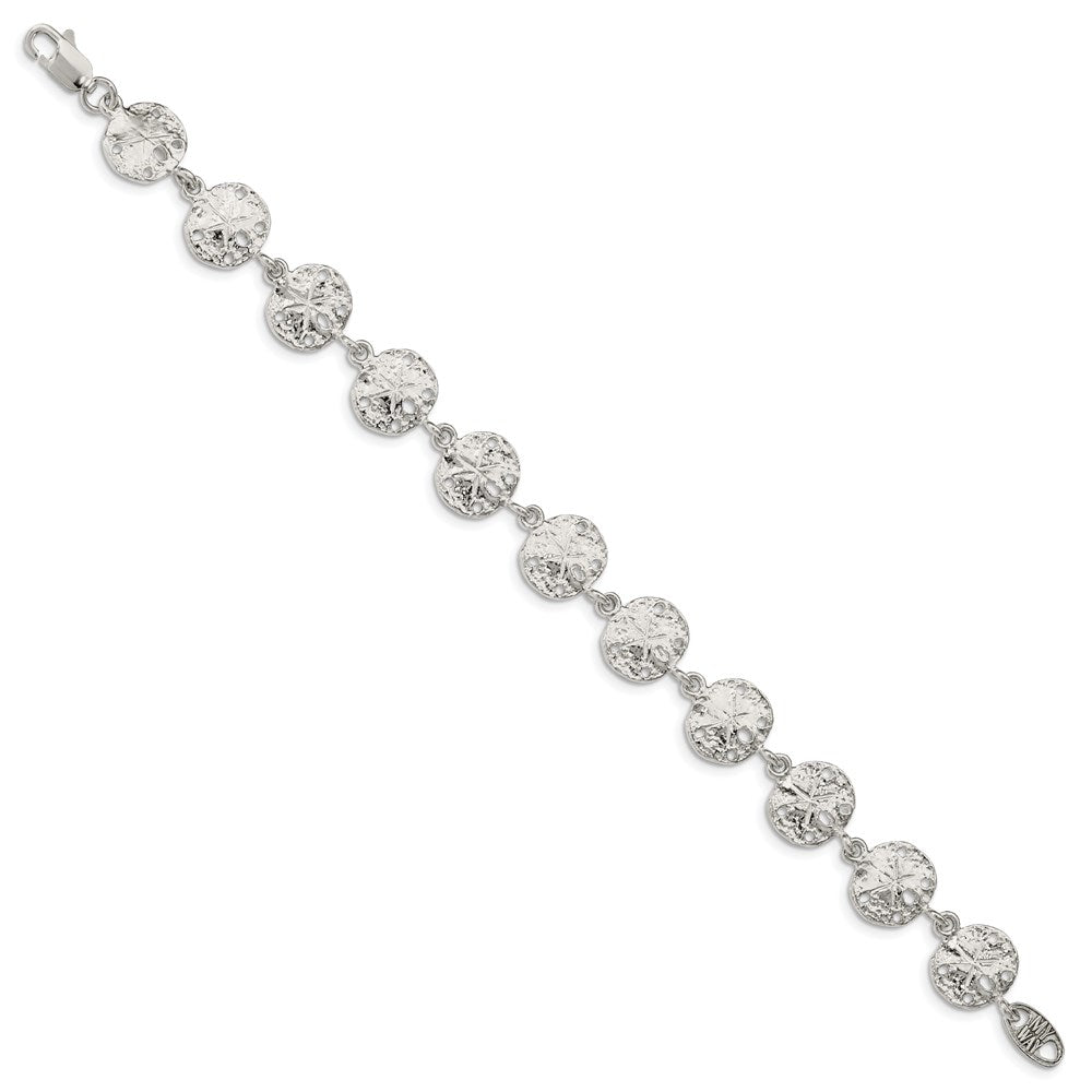Sterling Silver Sand Dollars Bracelet QA32-7