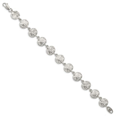 Sterling Silver Sand Dollars Bracelet QA32-7
