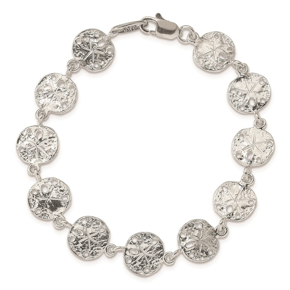 Sterling Silver Sand Dollars Bracelet QA32-7