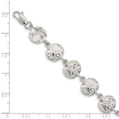 Sterling Silver Sand Dollars Bracelet QA32-7
