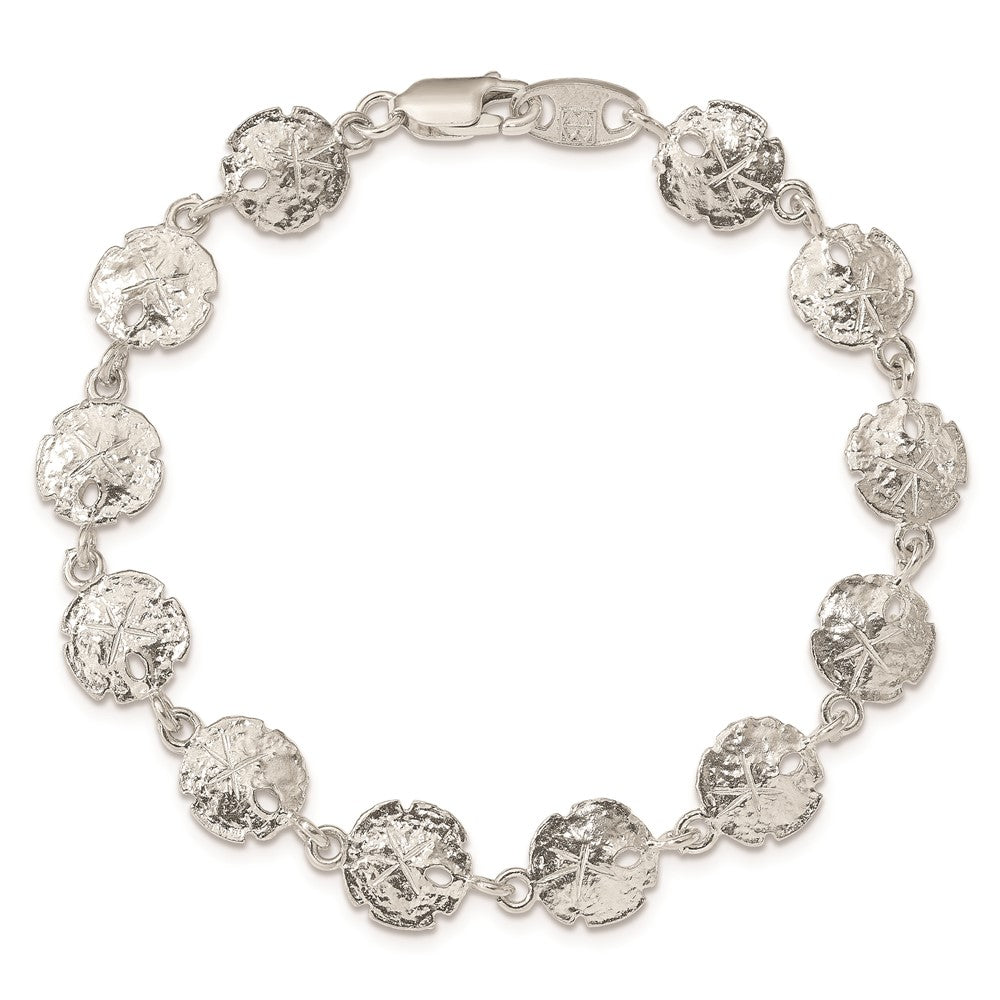 Sterling Silver Sand Dollars Bracelet QA33-7