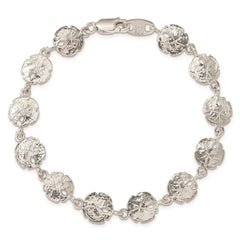 Sterling Silver Sand Dollars Bracelet QA33-7