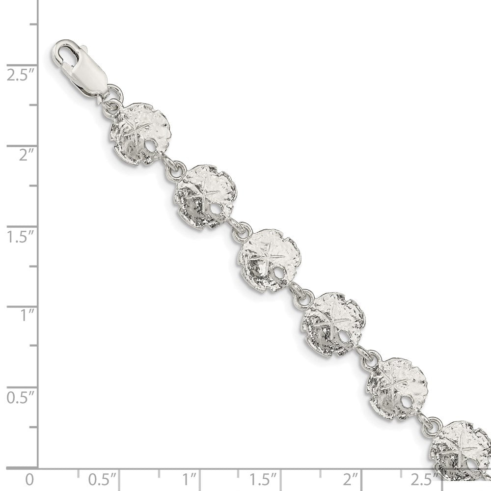 Sterling Silver Sand Dollars Bracelet QA33-7