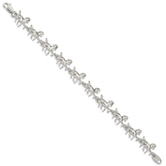 Sterling Silver Horses Bracelet QA5-7