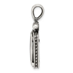 Ancient Coins Sterling Silver and Bronze Antiqued Widow's Mite Coin Pendant with a Certificate of Authenticity QAC102