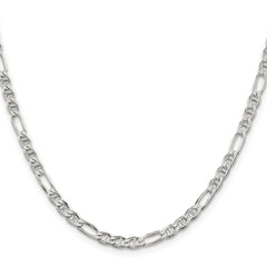 Sterling Silver 3.75mm Figaro Anchor ChainQAF100