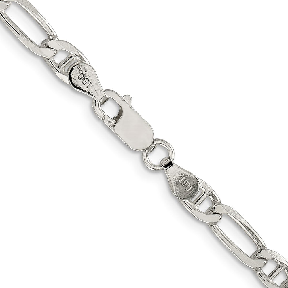 Sterling Silver 4.5mm Figaro Anchor ChainQAF120