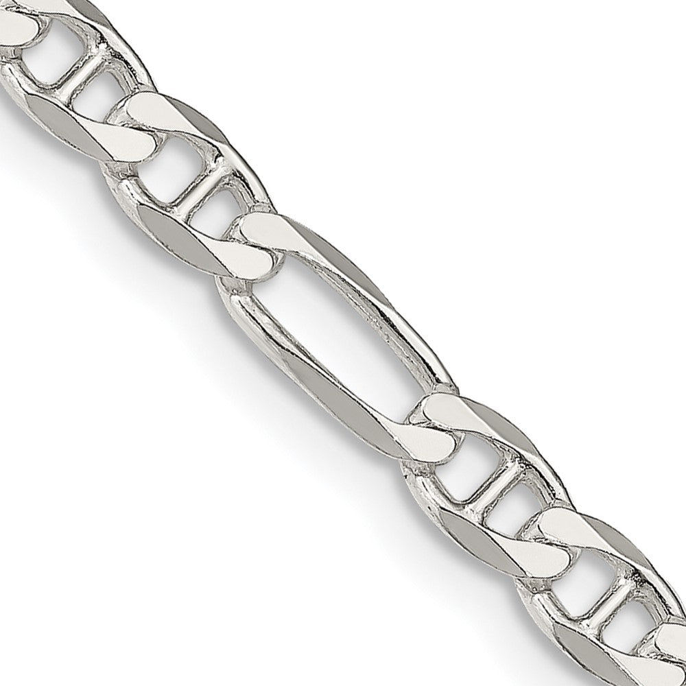 Sterling Silver 4.5mm Figaro Anchor ChainQAF120