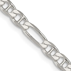 Sterling Silver 4.5mm Figaro Anchor ChainQAF120
