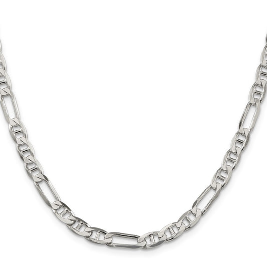 Sterling Silver 5.5mm Figaro Anchor ChainQAF150