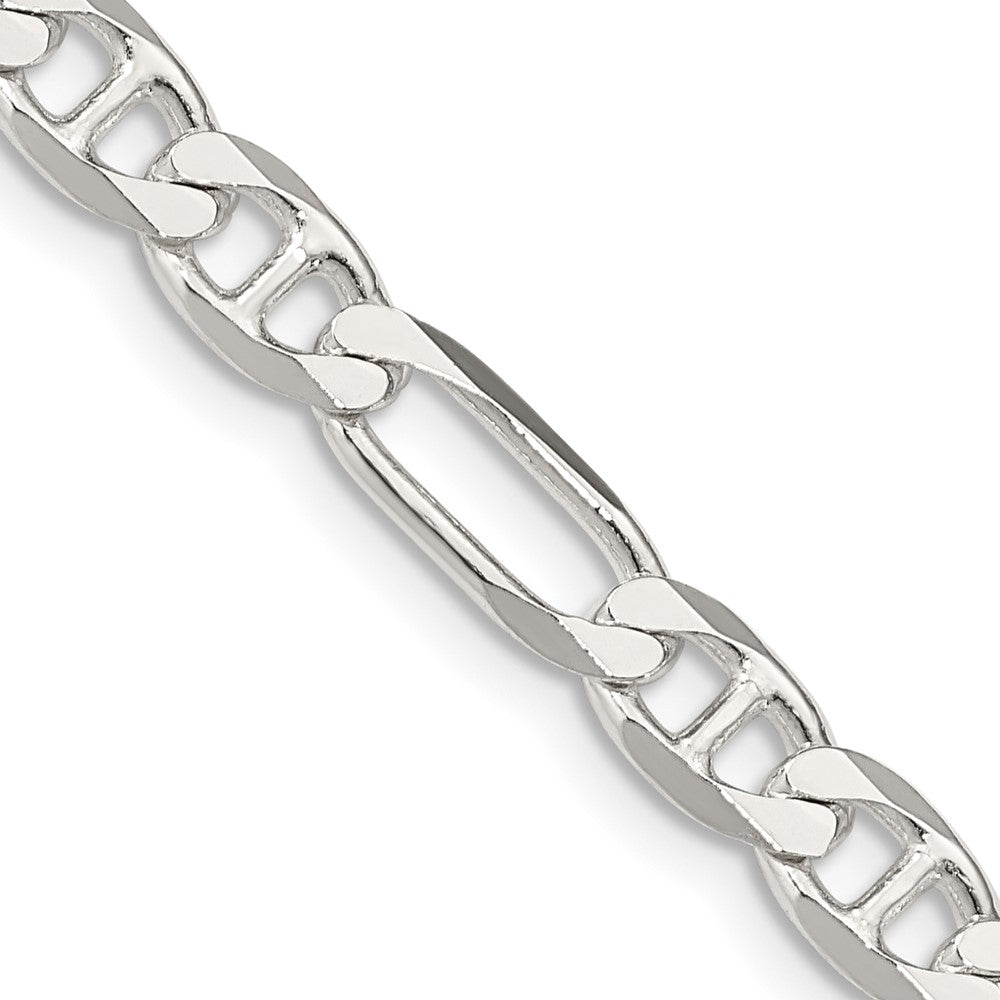 Sterling Silver 5.5mm Figaro Anchor ChainQAF150
