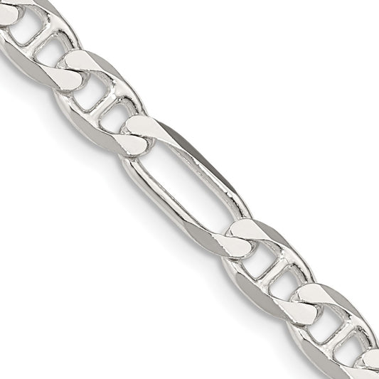 Sterling Silver 5.5mm Figaro Anchor ChainQAF150