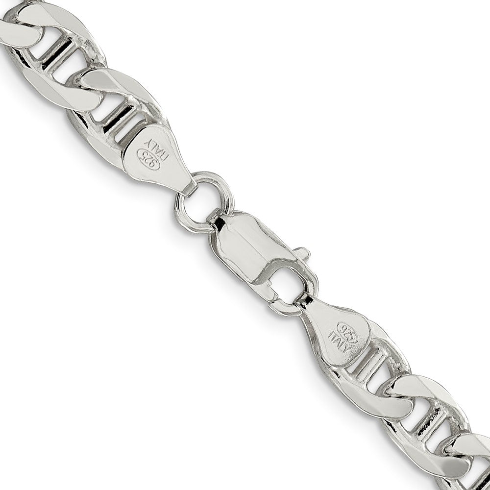 Sterling Silver 7.5mm Figaro Anchor ChainQAF200