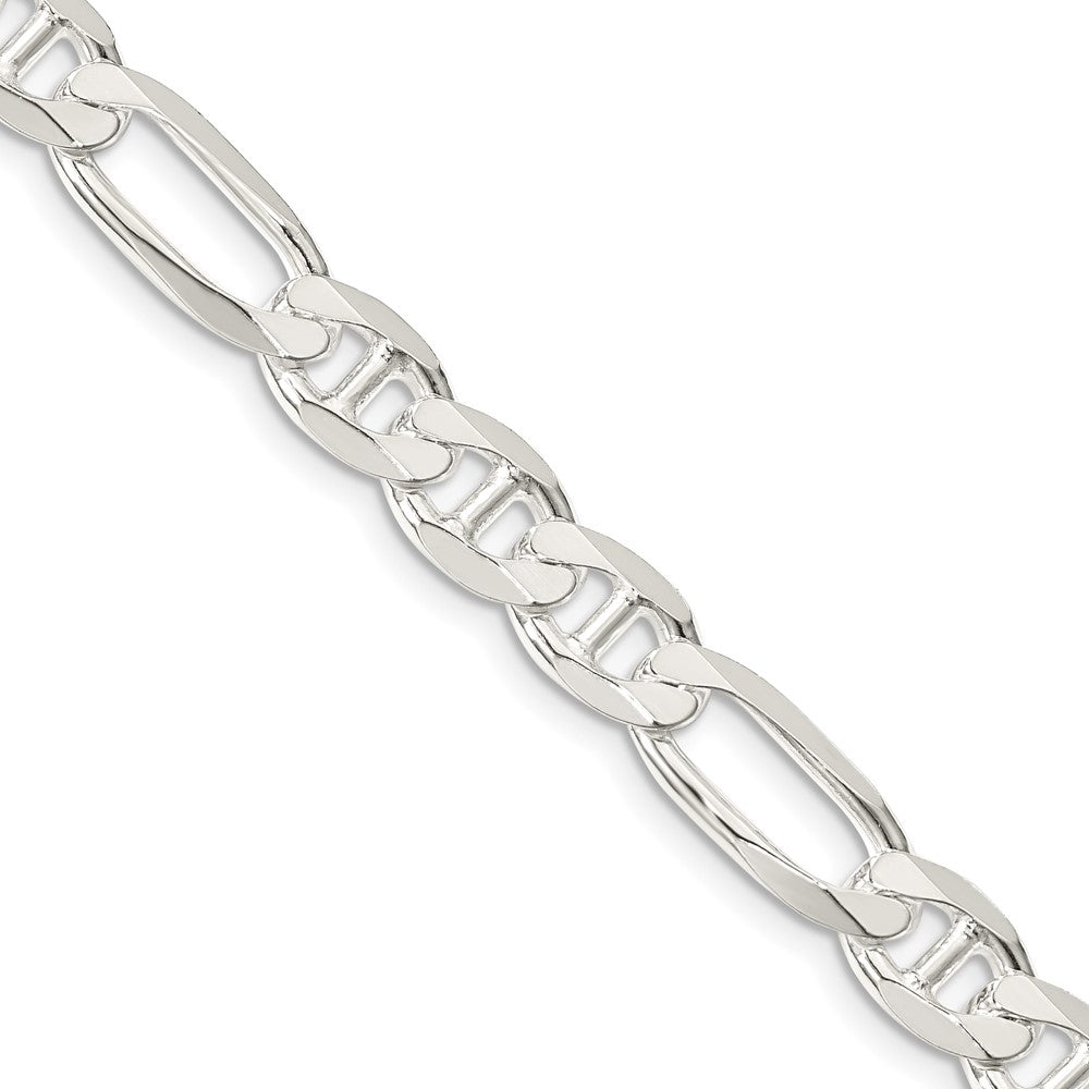 Sterling Silver 7.5mm Figaro Anchor ChainQAF200