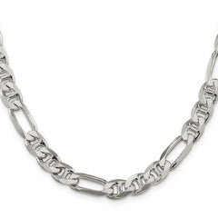 Sterling Silver 8.25mm Figaro Anchor ChainQAF220