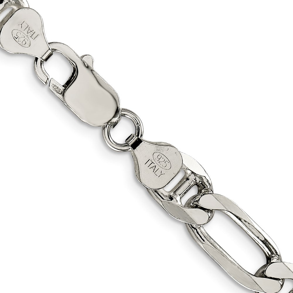 Sterling Silver 8.25mm Figaro Anchor ChainQAF220