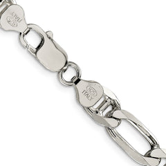 Sterling Silver 8.25mm Figaro Anchor ChainQAF220