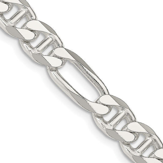 Sterling Silver 8.25mm Figaro Anchor ChainQAF220