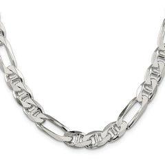 Sterling Silver 8.75mm Figaro Anchor ChainQAF250