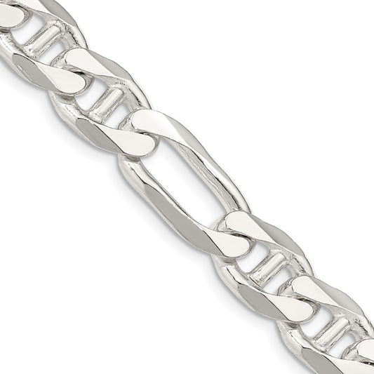 Sterling Silver 10.65mm Figaro Anchor ChainQAF300