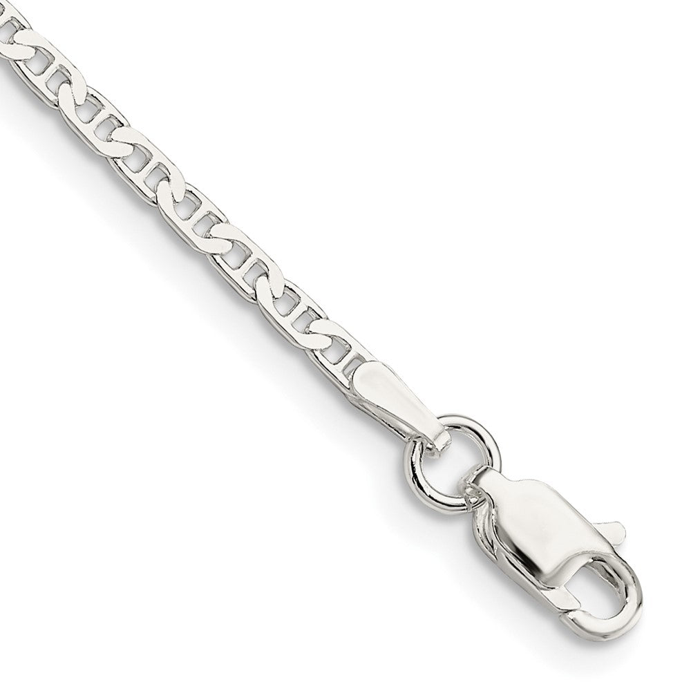 Sterling Silver 2.1mm Flat Anchor Chain QAN060-8