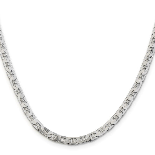 Sterling Silver 4.5mm Flat Anchor ChainQAN120