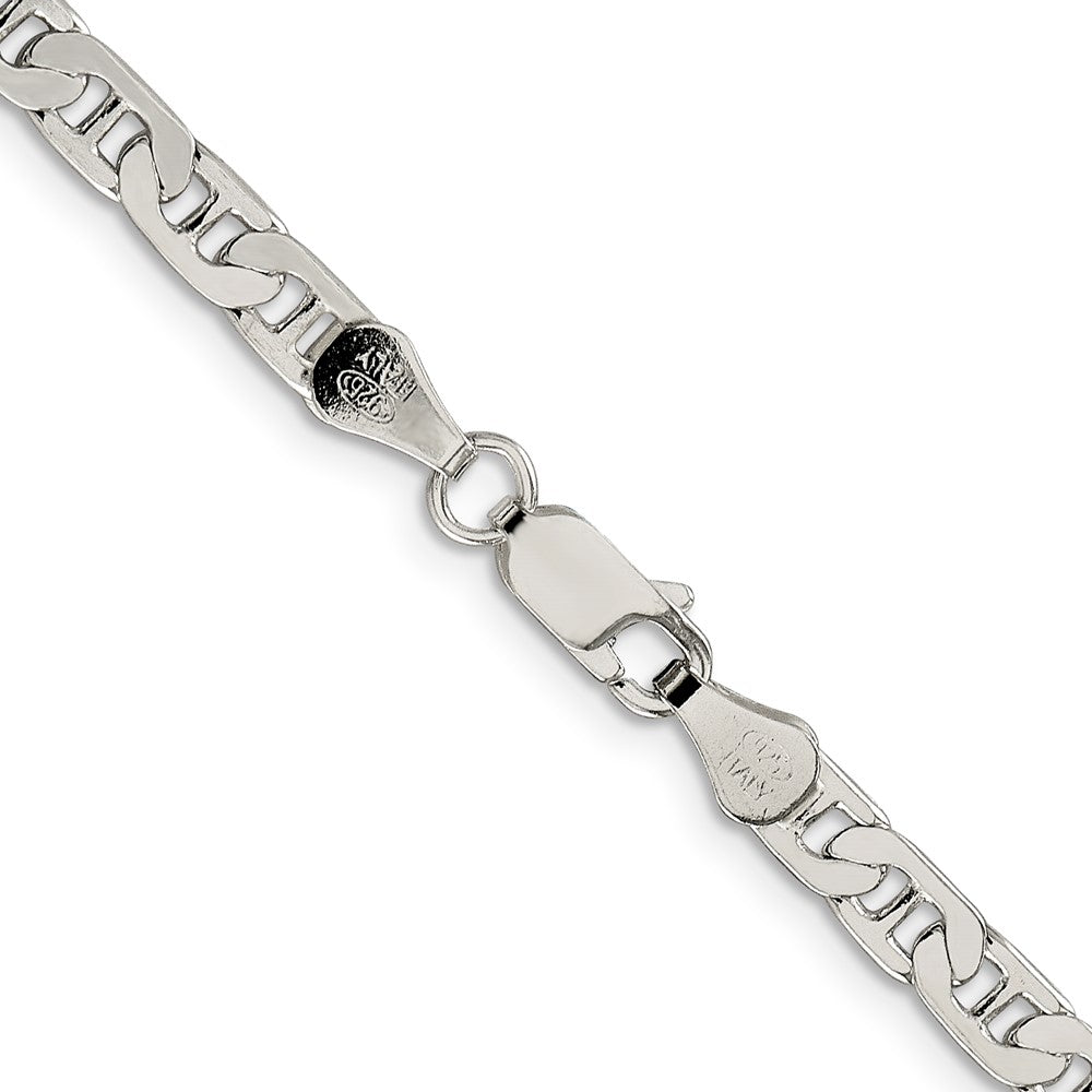 Sterling Silver 4.5mm Flat Anchor ChainQAN120