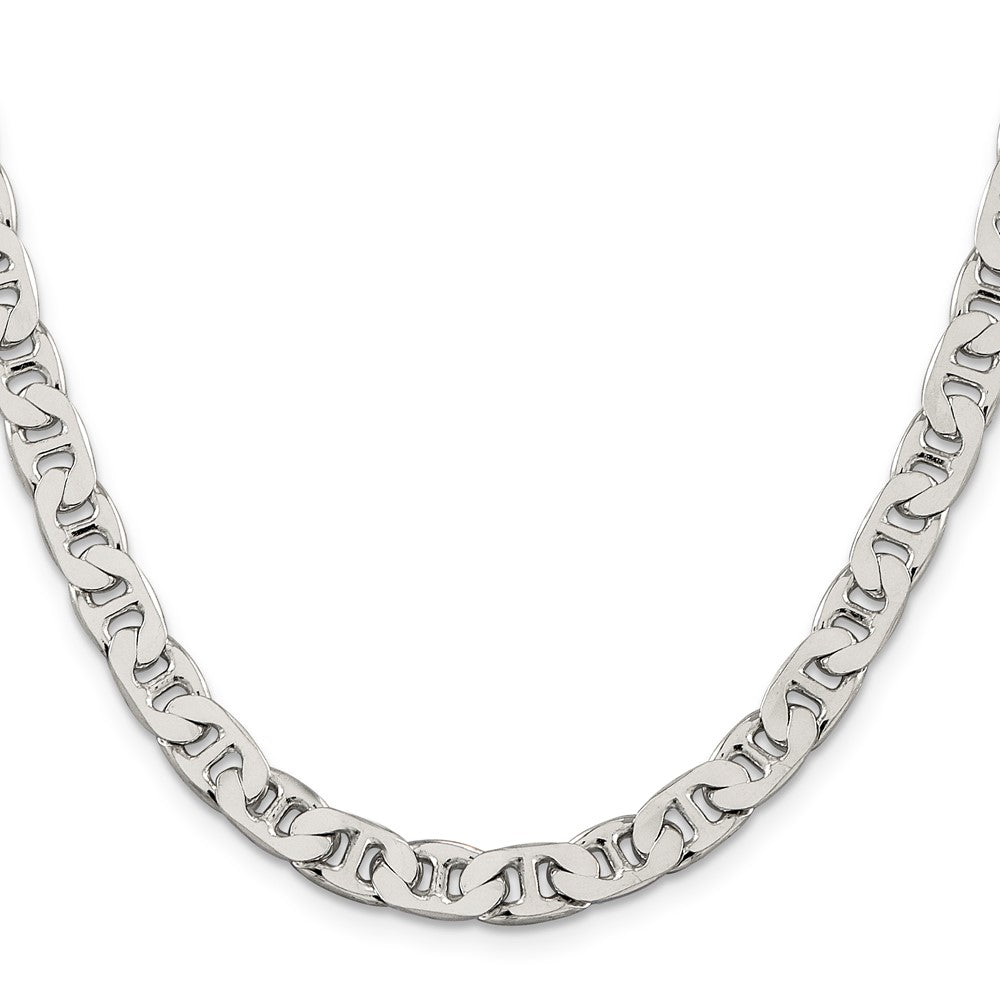 Sterling Silver 6.5mm Flat Anchor ChainQAN180