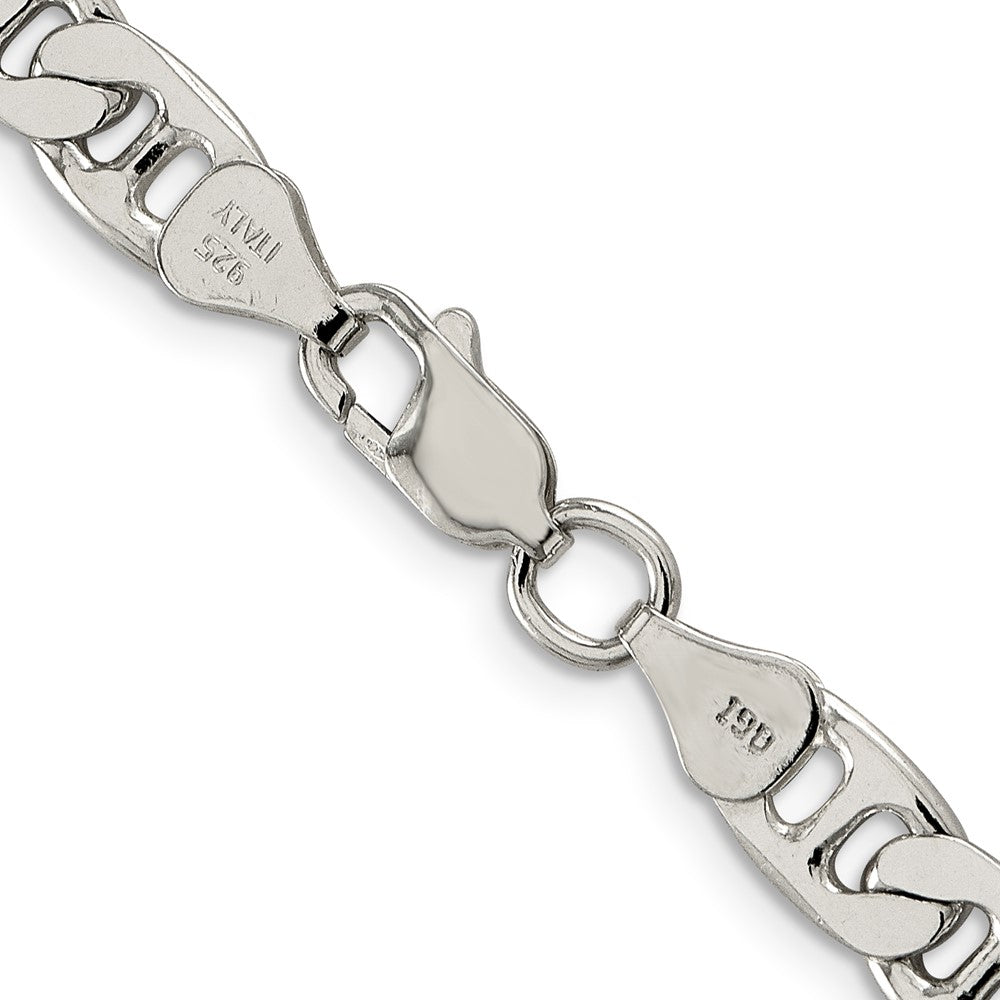 Sterling Silver 6.5mm Flat Anchor ChainQAN180
