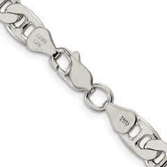 Sterling Silver 6.5mm Flat Anchor ChainQAN180