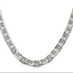 Sterling Silver 7mm Flat Anchor ChainQAN200