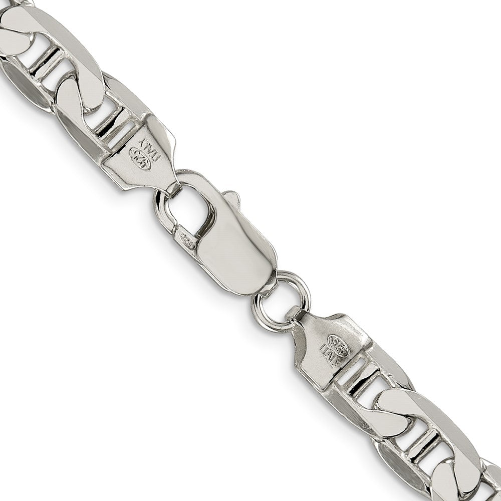 Sterling Silver 7mm Flat Anchor ChainQAN200