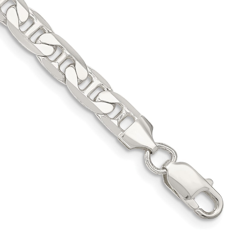 Sterling Silver 7mm Flat Anchor Chain QAN200-8