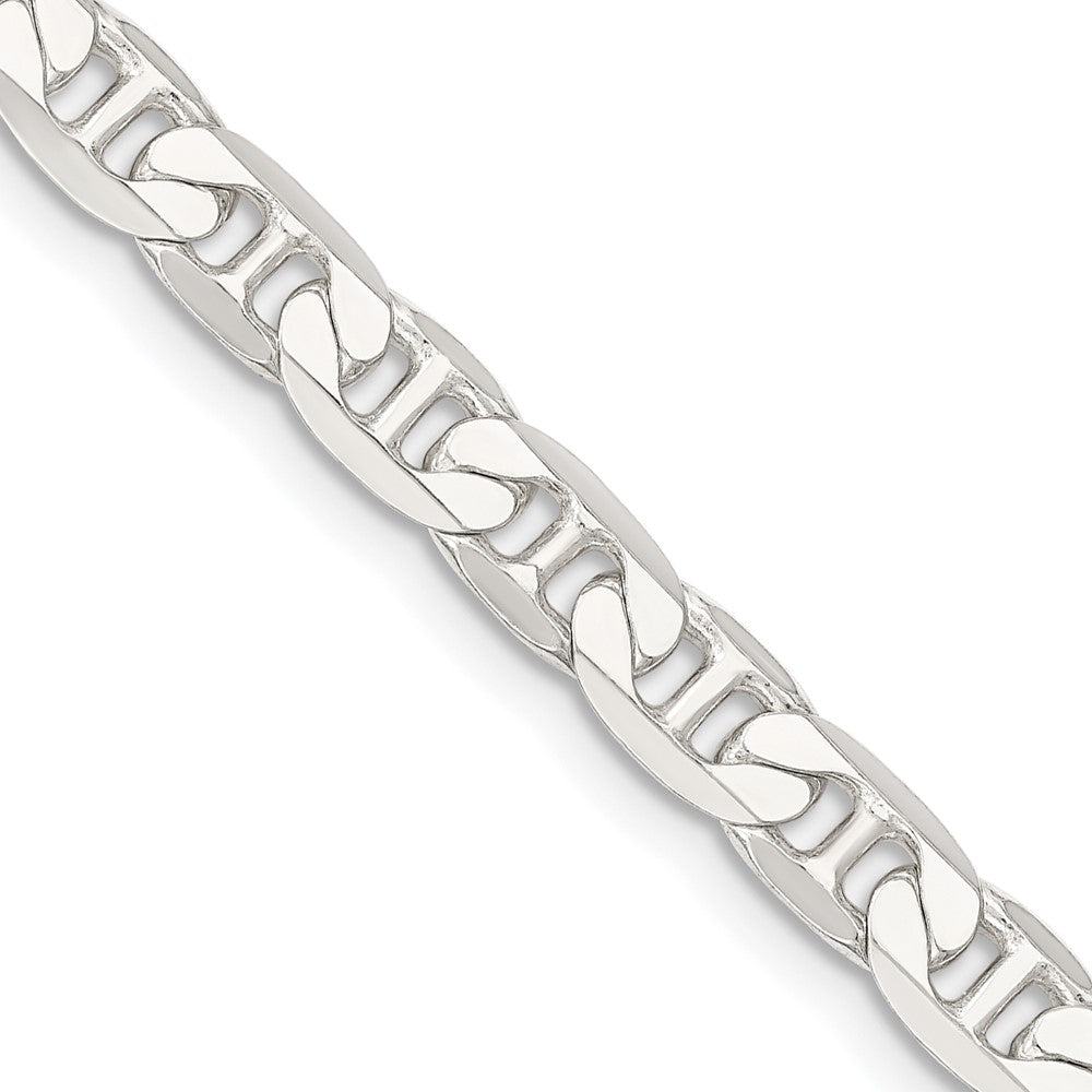 Sterling Silver 7mm Flat Anchor ChainQAN200