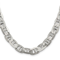 Sterling Silver 9.5mm Flat Anchor ChainQAN250