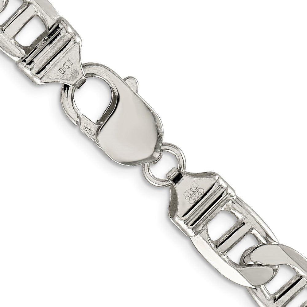 Sterling Silver 9.5mm Flat Anchor ChainQAN250
