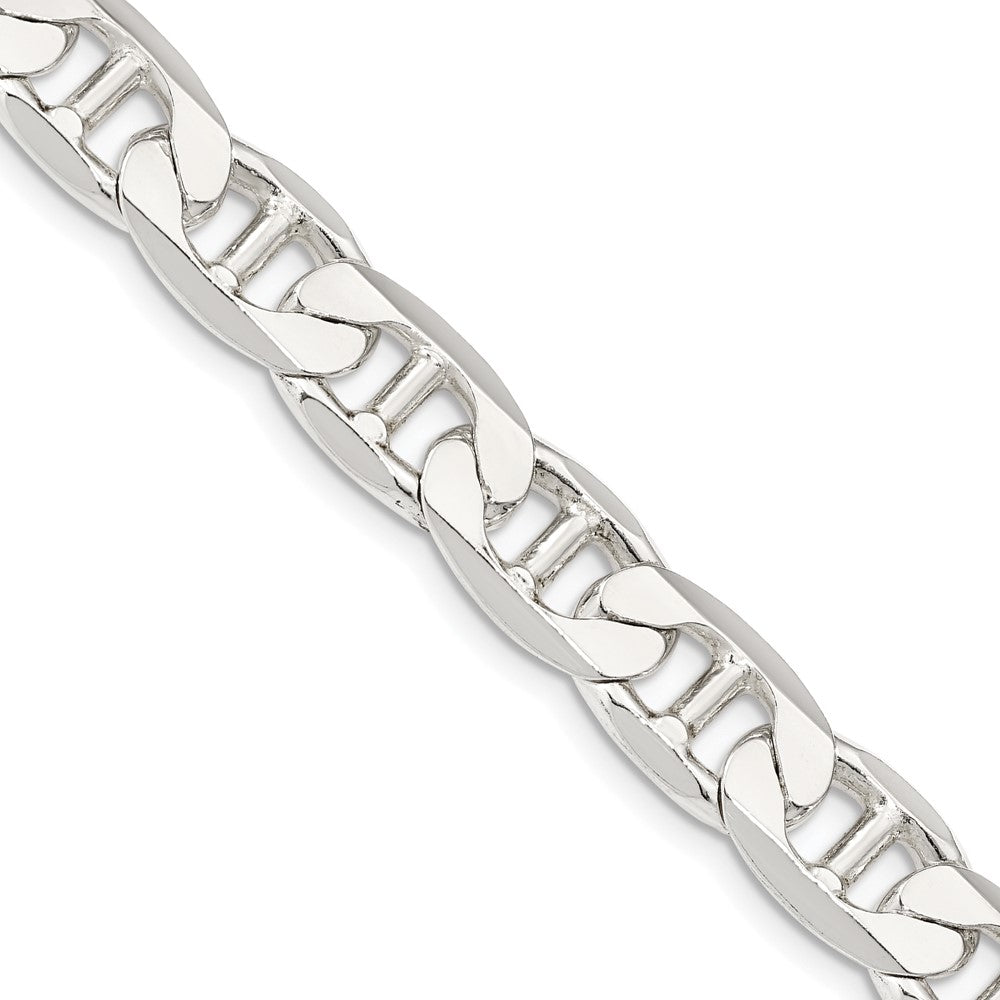 Sterling Silver 9.5mm Flat Anchor ChainQAN250