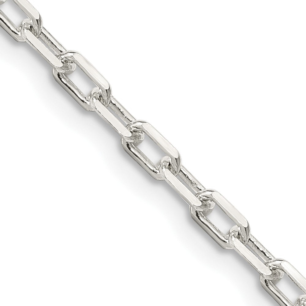 Sterling Silver 2.9mm Diamond-cut Long Link Cable ChainQAR080