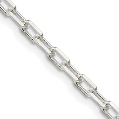 Sterling Silver 2.9mm Diamond-cut Long Link Cable ChainQAR080