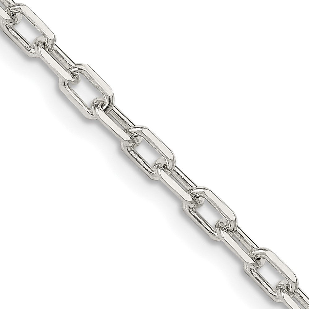 Sterling Silver 3.75mm Diamond-cut Long Link Cable ChainQAR100
