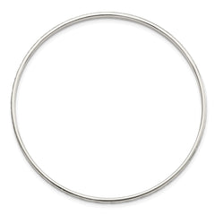Sterling Silver Diamond Cut Slip-on Bangle QB1086